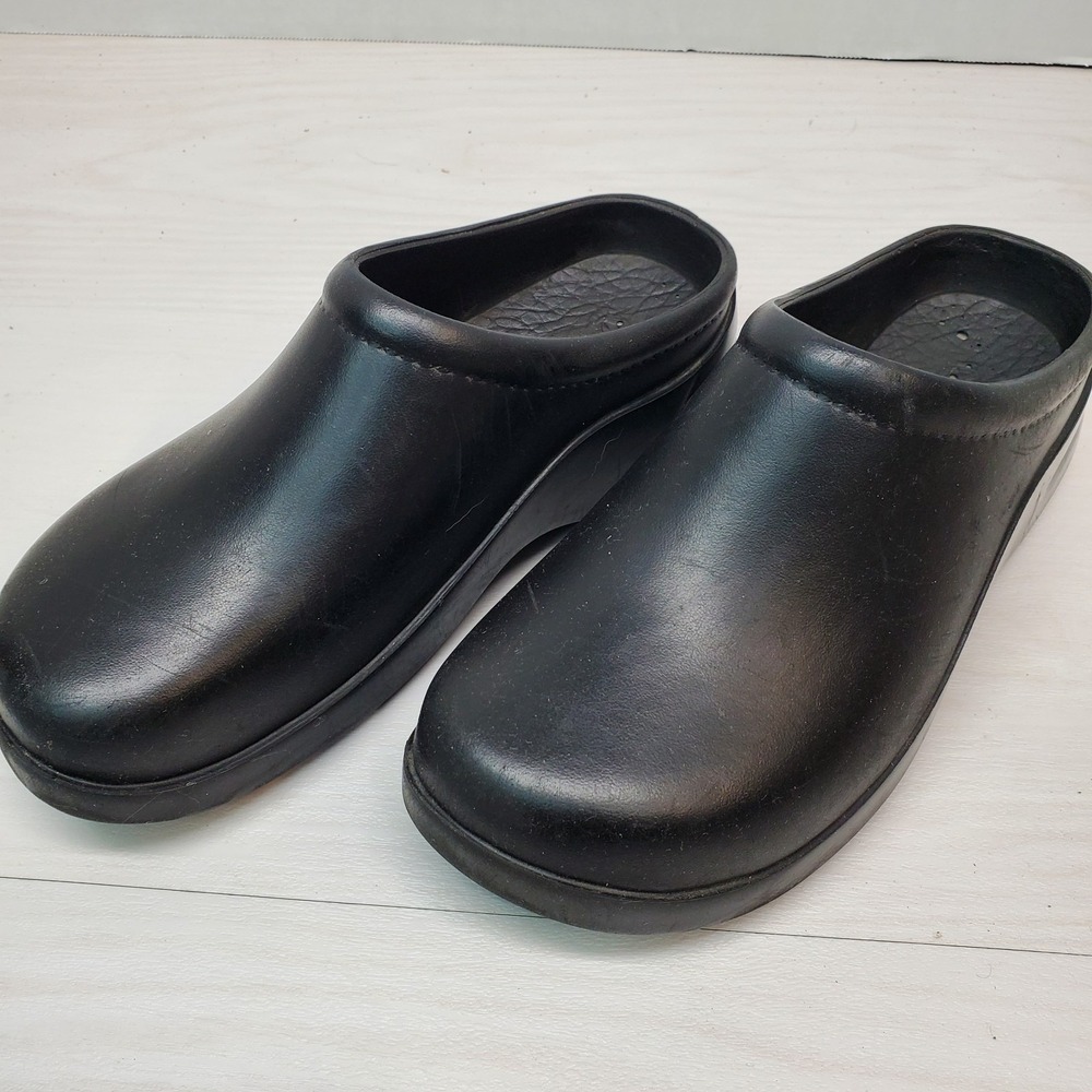 Klogs USA Springfield‎ Work Clog Black Slip-Resistant Shoes Slip-On Womens 5